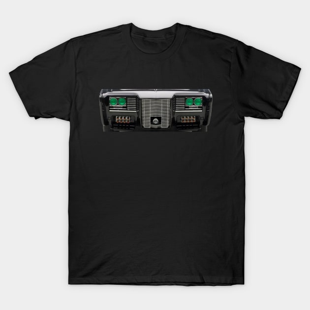 Classic TV Cars Color Series 1-The Green Hornet-Black Beauty T-Shirt by EarplugPodcastNetwork